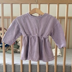 Zara sweatshirt dress/tunic